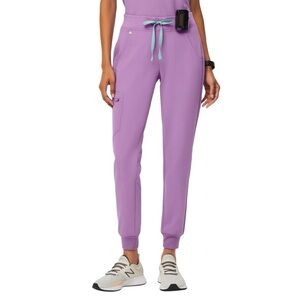 FIGS Zamora High Waisted Jogger Scrub Pants Women’s Small Petite Lilac Dawn